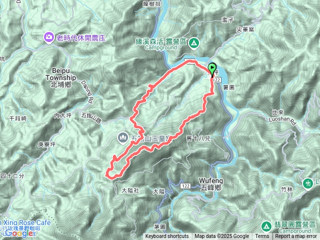 250726 - 上坪山 + 五指連峰 + 大隘山