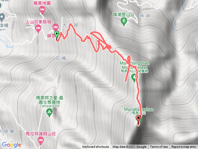 馬那邦山_上湖登山口
