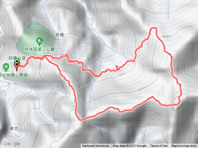 東坑山建牌崙梳粧頂山梳粧樓山（2M走山團