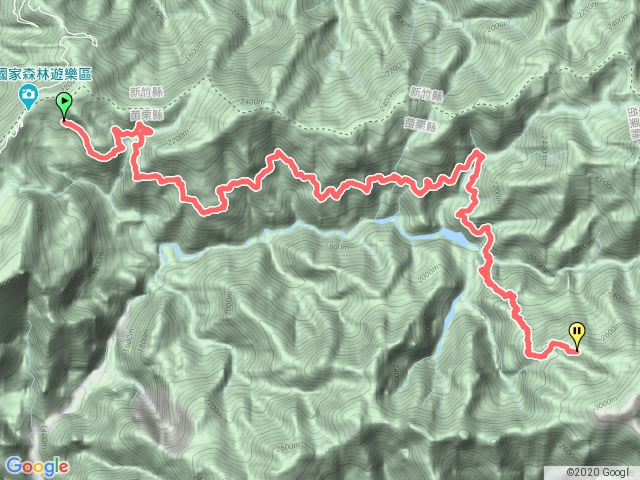 登山口到99山莊