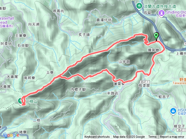 筆架連峰+二格山