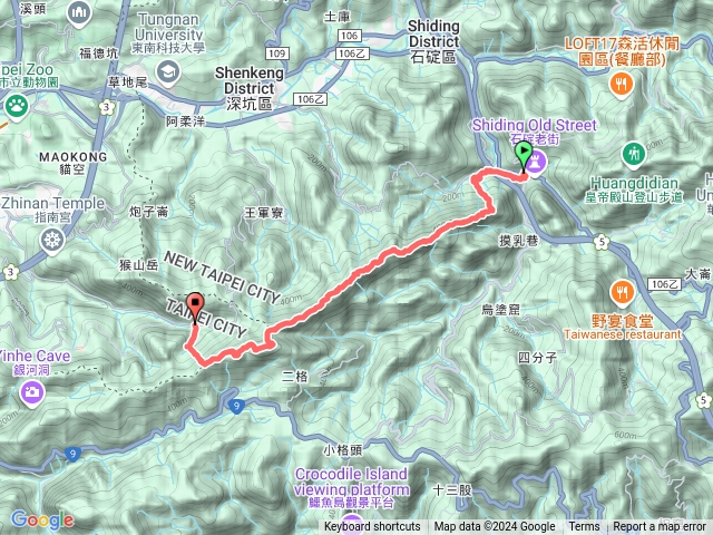 筆架連峰縱走二格山預覽圖