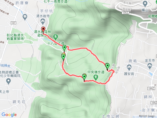 青水巖18彎古道