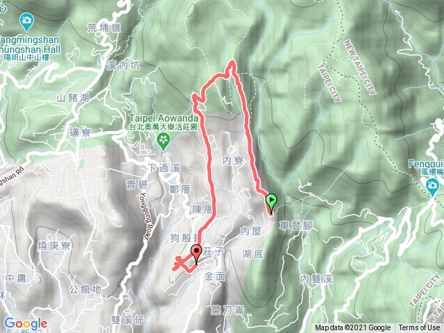 賞花和爬山-新圳頭山+竹篙山南峰