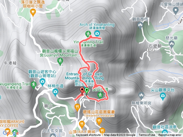 20230205觀音山、尖山（占山）登山步道