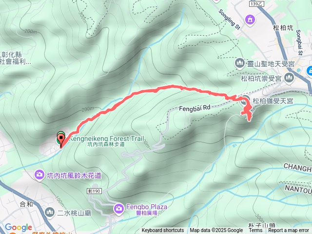 坑內坑散步