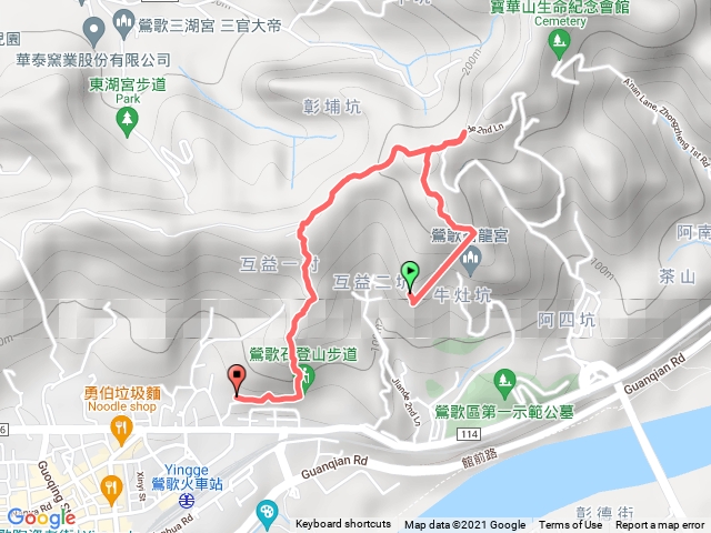 鶯歌石孫龍步道