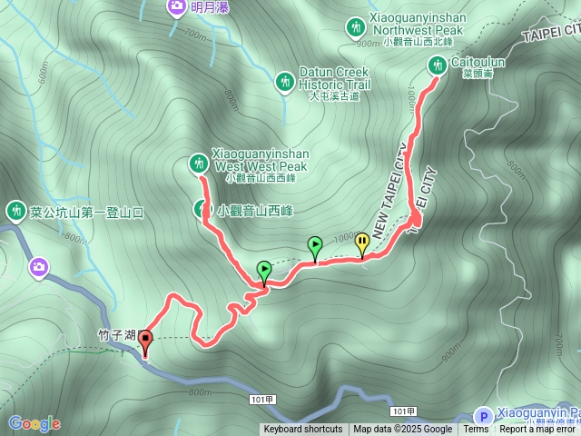 小觀音山Y型縱走