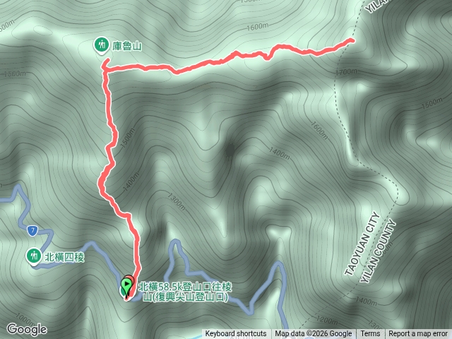 庫魯山三叉峰復興尖山