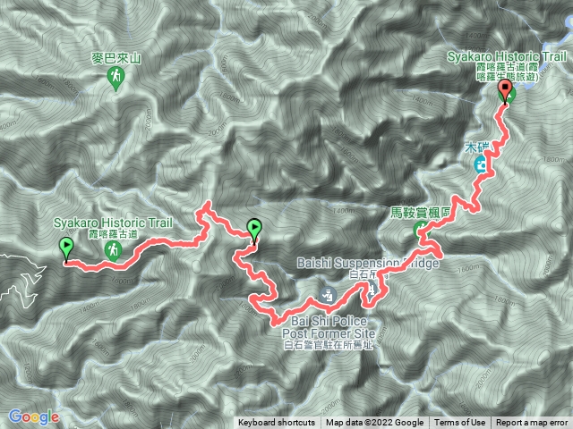 霞喀羅古道石鹿進
