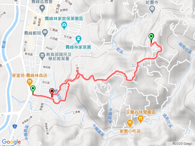 阿罩霧山(小百岳#46)中心瓏步道【省諮議會→後山步道→中心瓏步道→阿罩霧山】(來回)