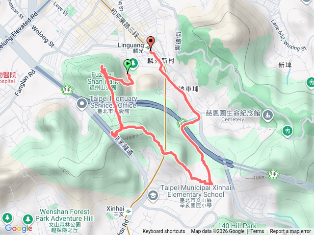 福州山、中埔山步道（捷運麟光站-中埔山-軍功山）預覽圖