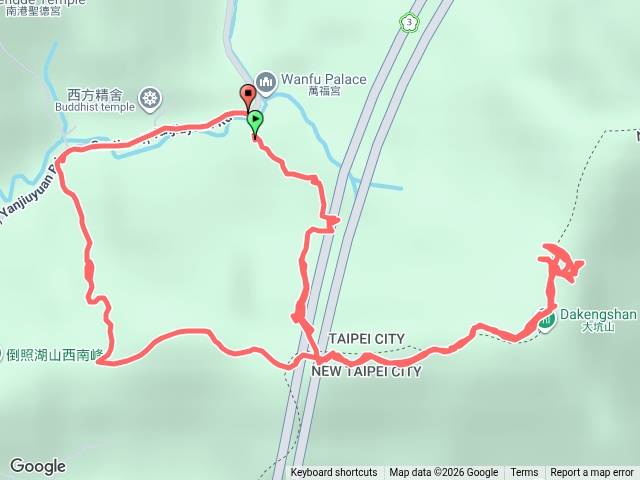 研究院路下寮橋_大坑山西峰_倒照湖山_保線路_下寮橋