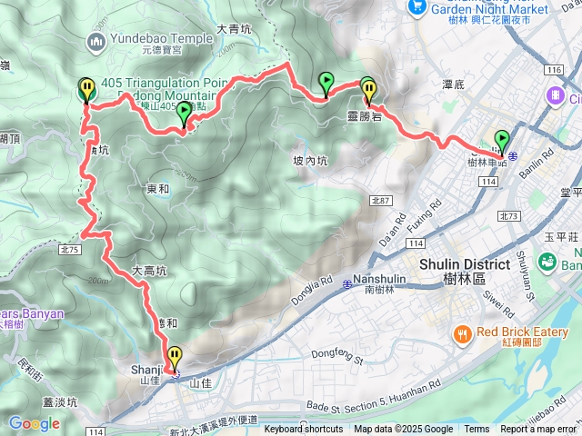 2025微笑山線：【大棟山系】405高地段-樹林到山佳