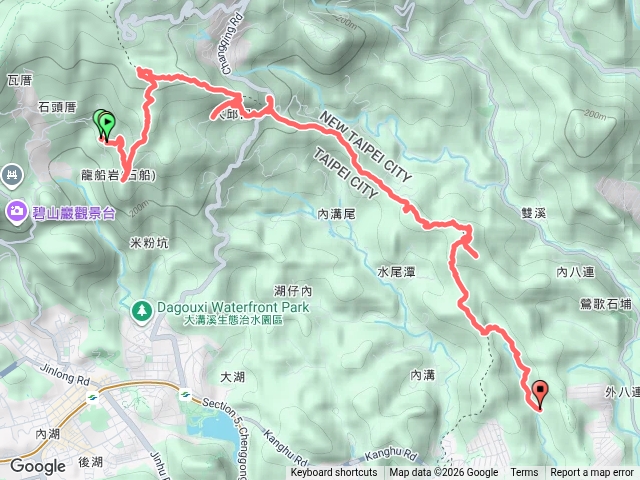 龍船岩披荊斬棘至老鷲尖山