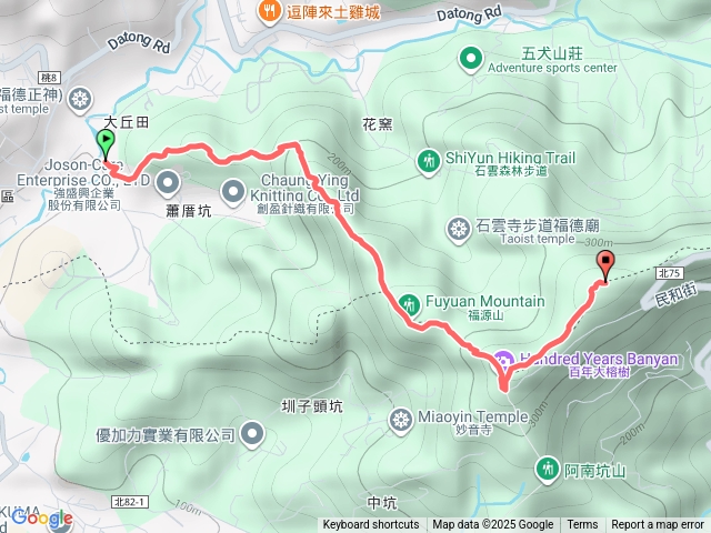 2025.10.12桃園福源山-大榕樹-石灰坑山