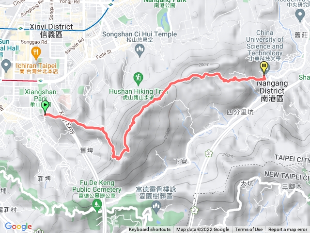 台北縱走六段線