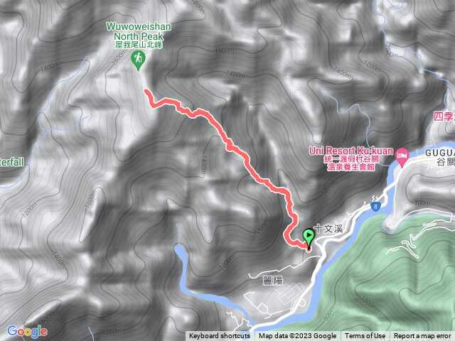 屋我尾山 麗陽登山口（南線）