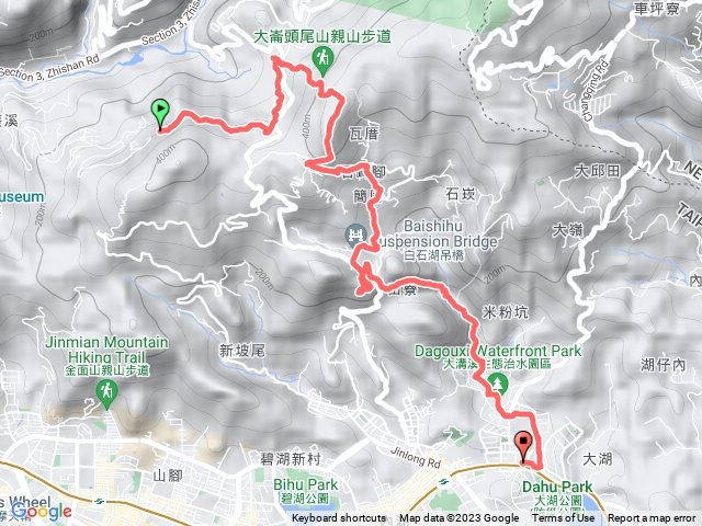 大崙頭山—碧山巖—大溝溪