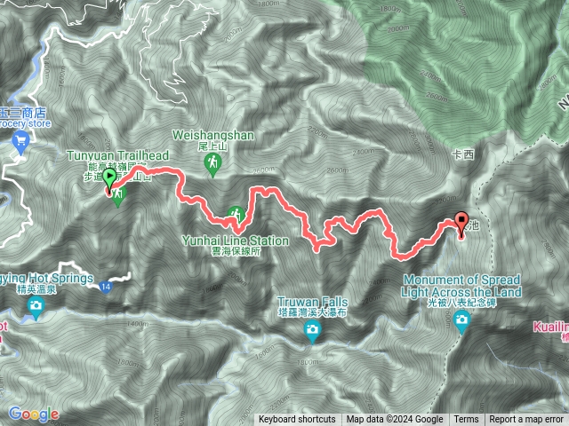  遠的要命的高繞五星級山屋 走了7個半小時