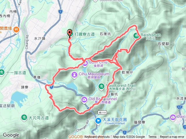 115.05.24.打鐵寮古道8字型縱走（糯米橋（東興橋）-石厝坑山-白石山-石龜坑山-頭寮山-牛角湳山-草嶺山）預覽圖