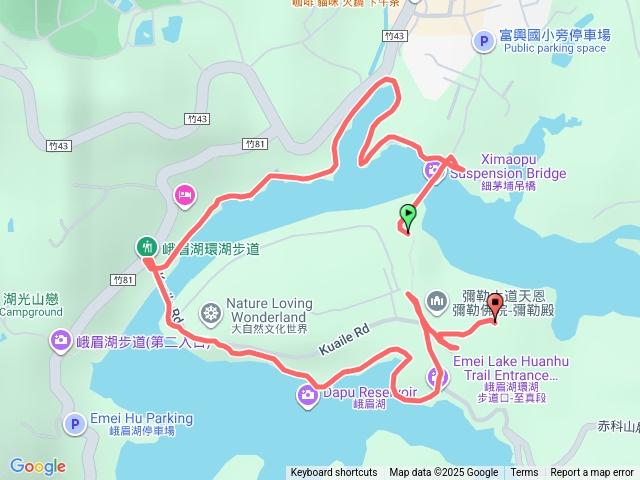 峨眉湖環湖步道