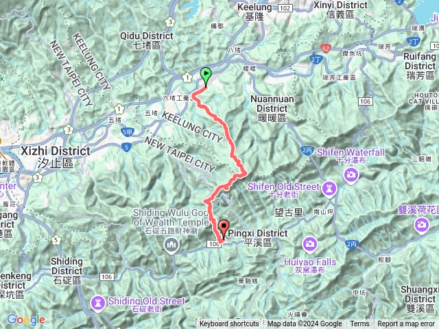 2024 09 20七堵車站~拔西猴山~內西勢坑山~內西勢坑砲台~姜子寮山~鳥嘴尖~石硿大崙~盤石嶺~菁桐古道~菁桐火車站