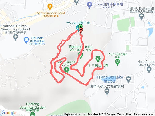 十八尖山 博愛街登山口