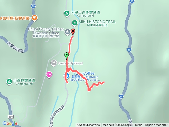 迷糊步道：鄉公所-茄冬巨木來回。預覽圖