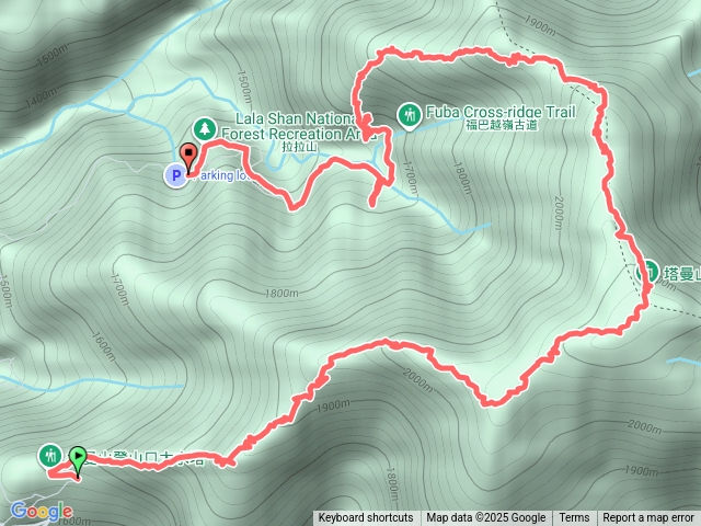 塔拉縱走(順取拉拉山神木群步道寶石)