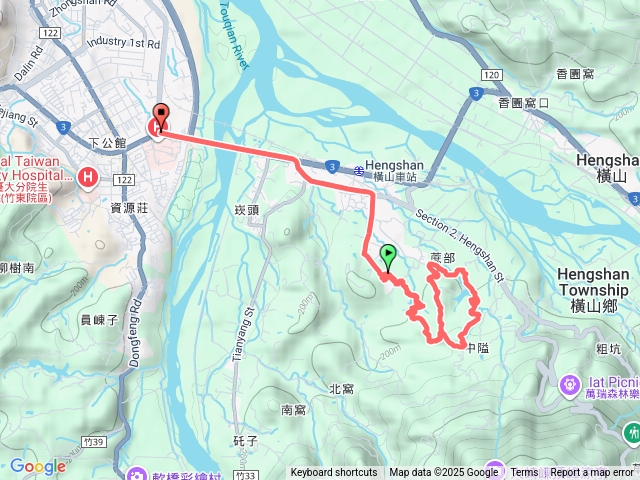 新竹縣橫山墩子銃步道
