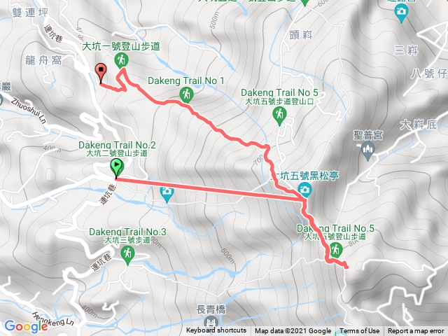 大坑步道二上ㄧ下