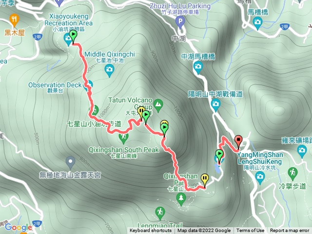 七星山主、東峰