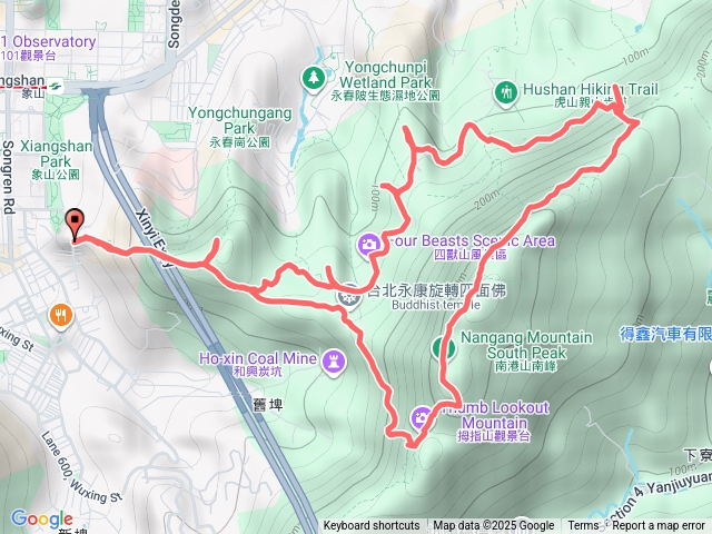 簡單駭客四獸山連走南港山九五峰預覽圖