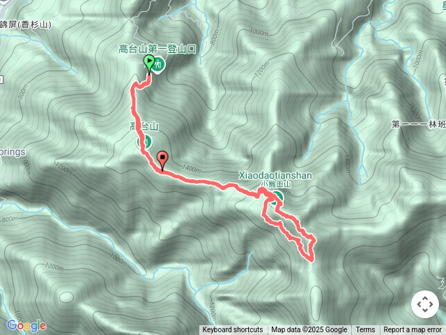 高島縱走O型野營Day1