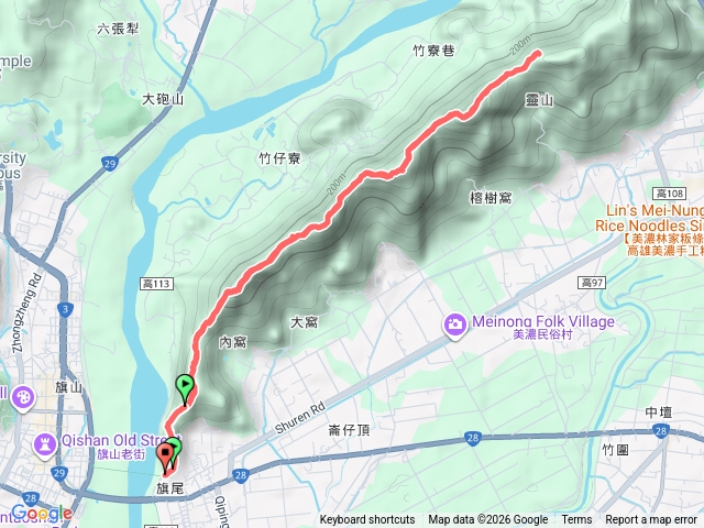 旗靈縱走預覽圖