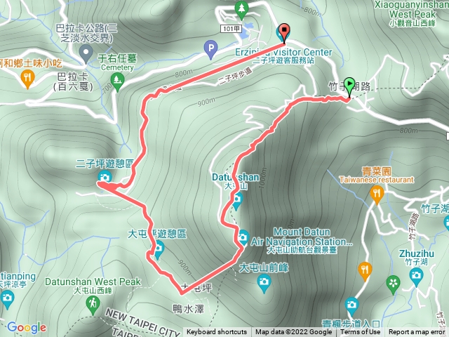 大屯山下二子坪