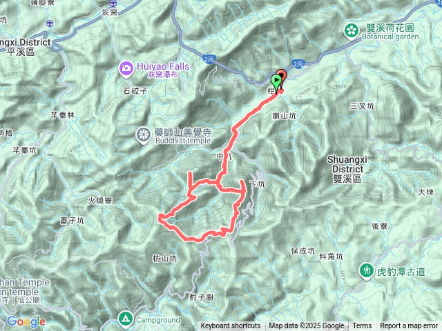 中坑古道左右環峰山頭