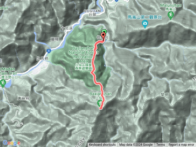 八仙山主峰步道