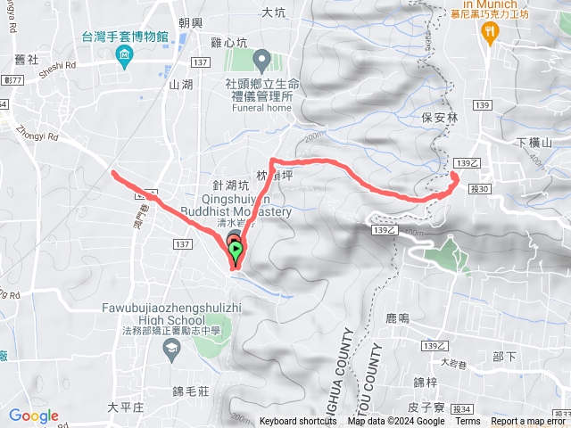 清水岩寺走山湖步道+坐接駁車走杜鵑花大道