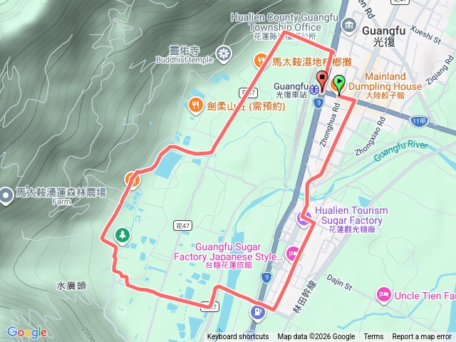 光復濕地生態線(進停車場 )