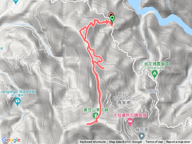 白賓後山+真笠山+真笠東北峰