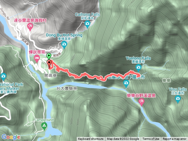 八通關古道-雲龍瀑布