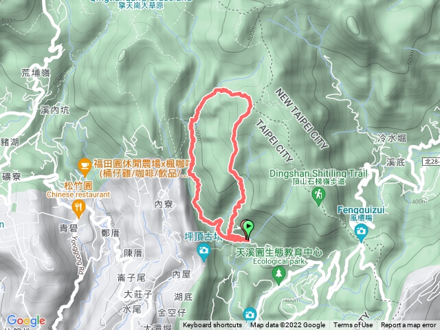 荷蘭古道/高頂山/北五指山/內雙溪古道O型