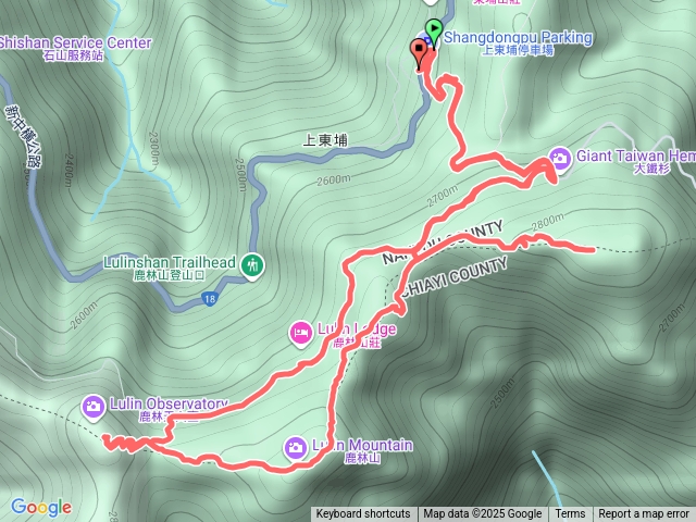 麟趾山、鹿林山、鹿林前山