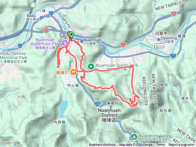 基隆暖暖頂寮山8字走