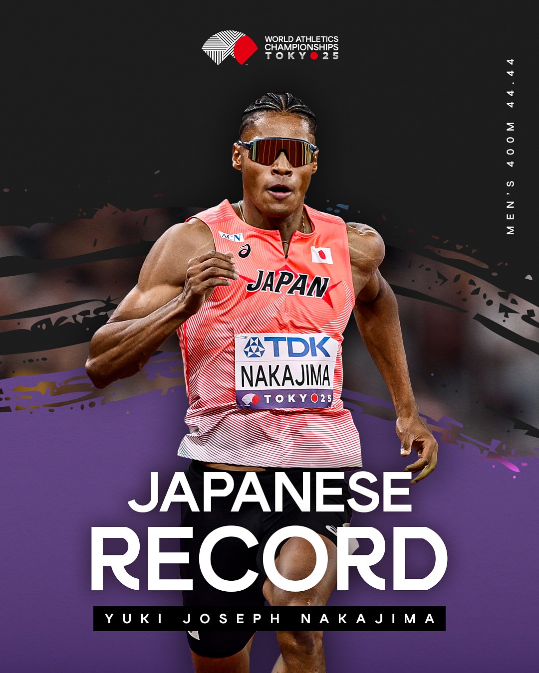 世錦賽】日本400 公尺新紀錄中島佑気資格賽跑出44 秒44 闖進準決賽| 文章| 運動筆記