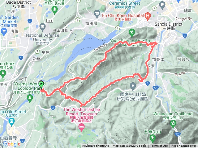 娘子坑山、二鬮山、鳶山O型（中途使用ubike）