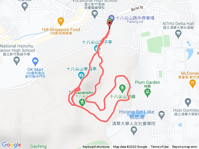 十八尖山繞山下