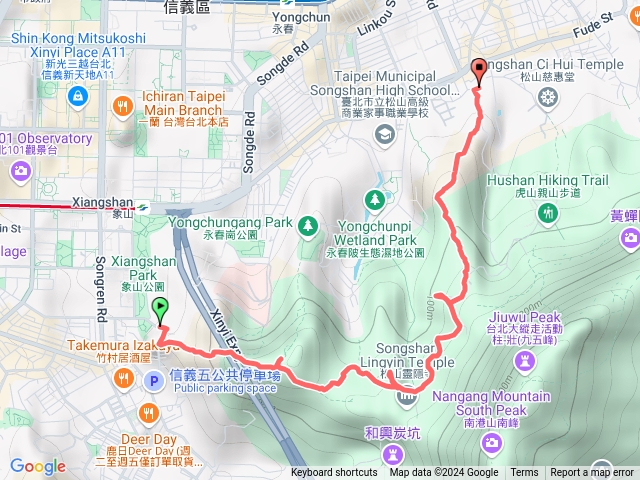 四獸山散步（虎山-奉天宮）